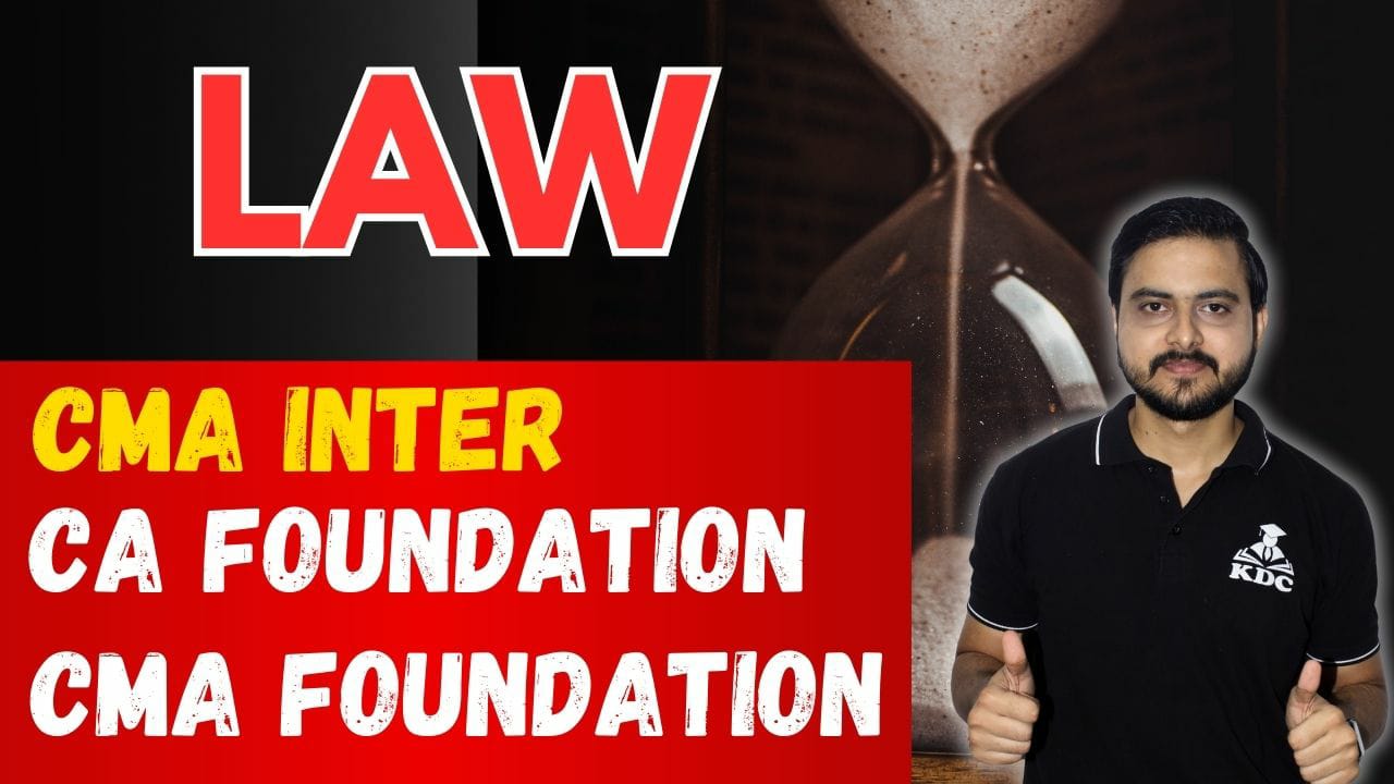 Law - CA | CMA - Foundation & Inter - 2025-2026